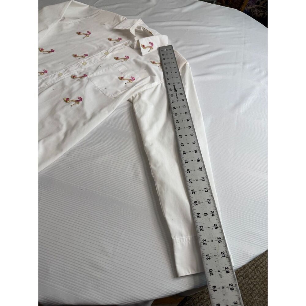 Tia 90s Vintage Women’s High Heel Button Up Shirt Size Large - Picture 5 of 11
